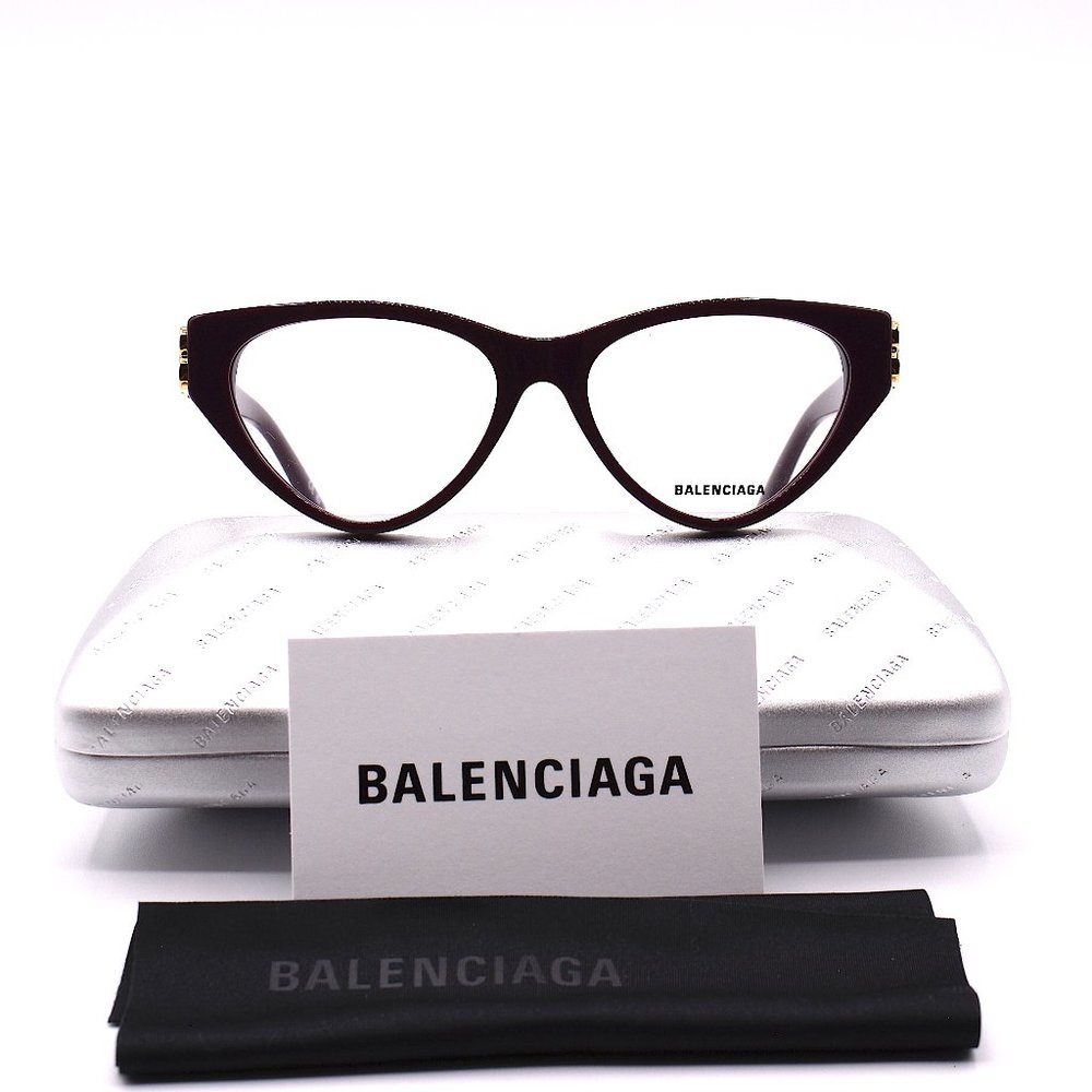 NEW BALENCIAGA BB0172O 003 VIOLET AUTHENTIC EYEGLASSES FRAME - Picture 15 of 15